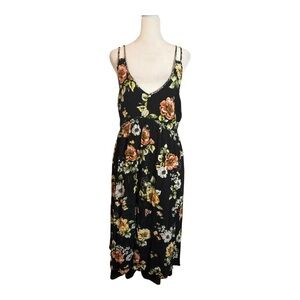 Active Seller! Torrid Black and Floral Dress Plus